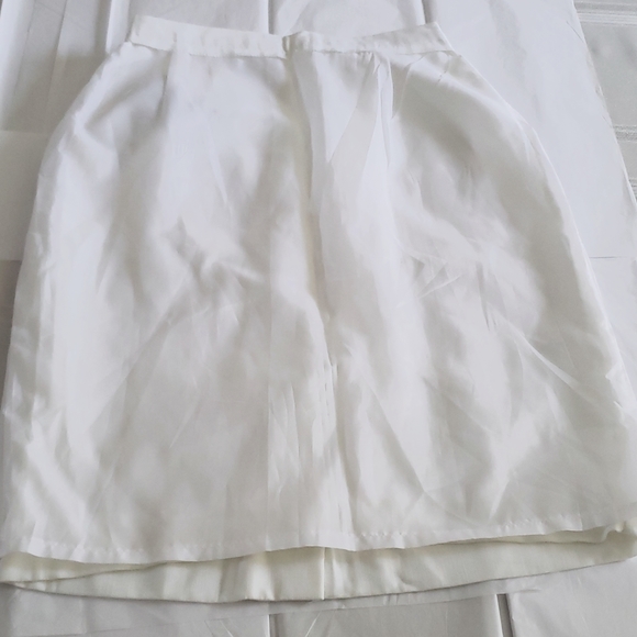 Norton McNaughton USA New Linen Look Straight Pencil SKIRT Back Slit Women's 10 - Picture 11 of 12
